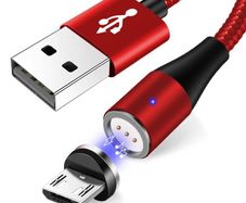 New 1m Magnetic Micro USB Fast Quick Charge 3.0 5A Data Transfer Charger #935