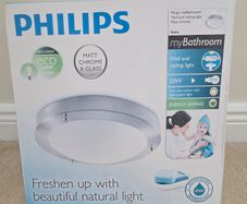 Phillips Bathroom wall and ceiling light matt chrome
