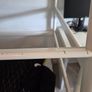 IKEA VITVAL Loft Bed Frame White/Grey Image 2