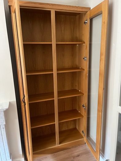 Oak Display Cabinet