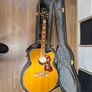 Epiphone EJ-200SCE Electro Acoustic Vintage Natural + Hard Case Image 2