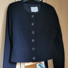 L. K BENNETT black wool blazer UK 10
