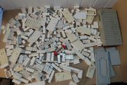 Vintage Lego Blocks 1960s onward wt Patent Pending Pieces White Grey Base Pieces