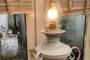Victorian telescopic floor lamp