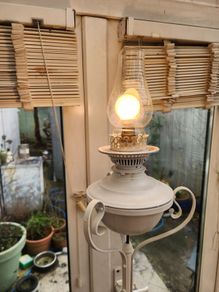 Victorian telescopic floor lamp