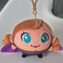 Squeezamal key ring soft toy Anna Frozen Image 2