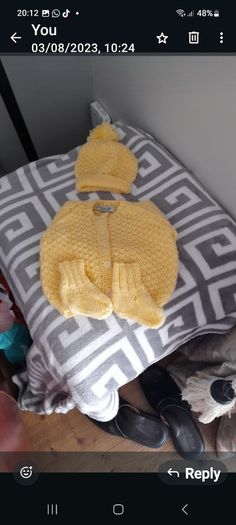Hand knitted