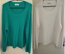 Gallery Honeycomb Pattern Jumpers X2. 10 euro each