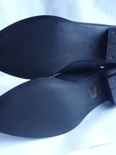 PRICE DROP, Fabulous "Jeffrey Campbell, Cut Out black leather ankle boots in perfect condition, Size 41/7