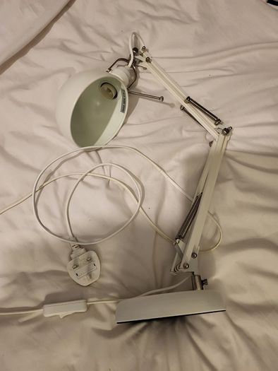Ikea Forsa Work desk lamp white