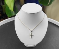 Thomas Sabo Silver Necklace With Silver Cross Pendant