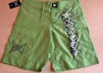 Tapout Sports Shorts Lime Green Medium