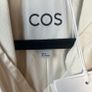COS Quilted Recycled Down Jacket Cream Off-White Size M Image 5