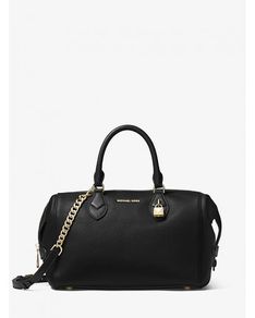 NEW Large Black Michael Kors Handbag WORTH 350 with gift bag