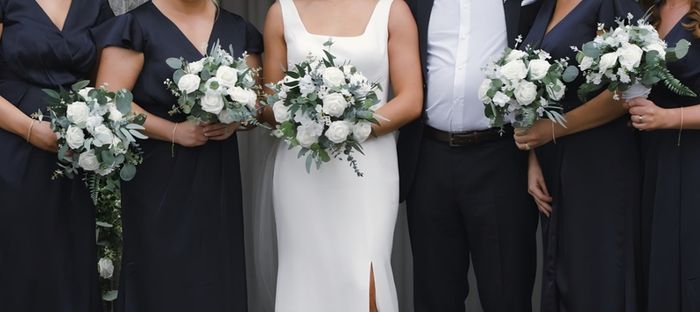 Complete wedding flowers set