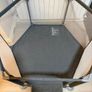 Babylo Hexagonal Playpen with Zip Door - Grey Image 4