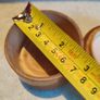 Antique Treen Pot Small Antique Treen Pot.Screw-on mushroom shaped lid.Polished light colored wood, possibly yew or sycamore. Image 9