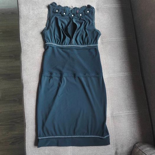 Black mini dress, size S