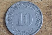 German Empire, Germany, 10 Pfennig 1914 F - free standard postage