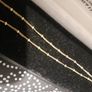 gold on silver full halmarks rare necklace   lenght 47-55cm Image 5