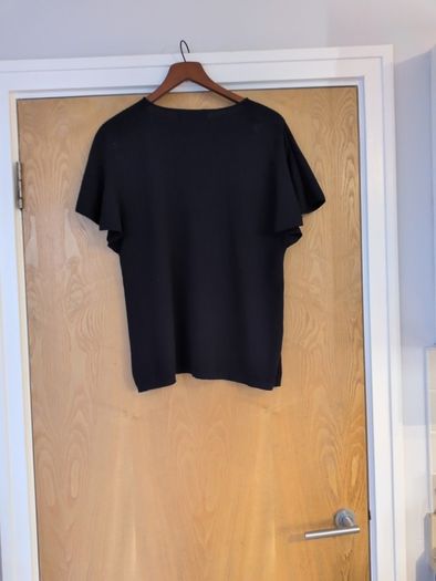 Paul Costello Navy Shor Sleeved Jumper.   S. M- 14.