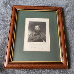 Framed Engraved print Sir George Murray