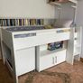 Mid sleeper bed with desk Image 2