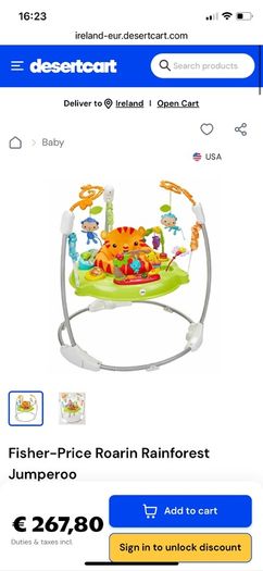 fisher price  baby jumper