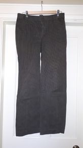 Grey Pinstripe GAP Trousers Size 4/UK Size 10
