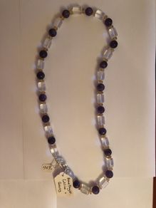 Amethyst, Citrine & Quartz necklace