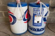 barrels with pumps will be empty