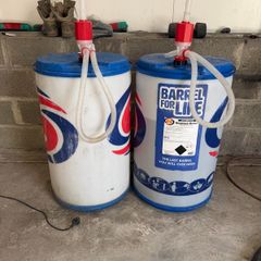 barrels with pumps will be empty