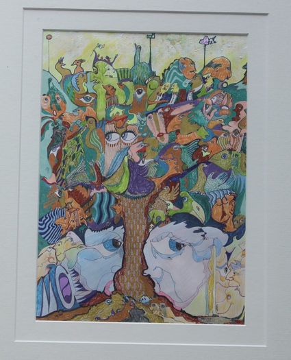 Original Michael Cullivan Mixed Media Painting