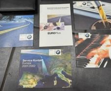 BMW E46 operating instructions service book leather folder