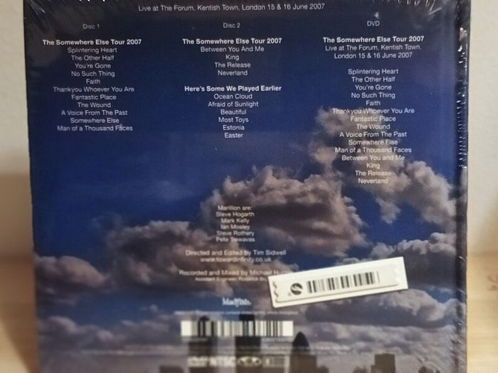 Marillion Somewhere In London 2CD + DVD Live