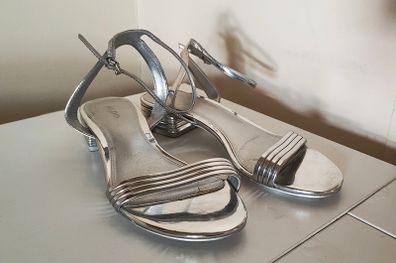 Silver Sandals Aldo