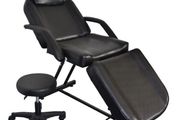 2pcs Beauty Salon Bed Durable Sturdy High Quality Prime Tattoos Chair Beauty Salon Bed Barber Chair for Beauty Salon Barber Shop