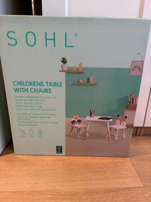 Children's table with chairs