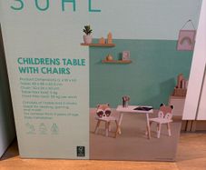Children's table with chairs