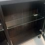 Ikea cabinet with ribbed glass doors Image 4