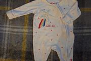 UpTo3Months, Joules Little Star Zip Up Footless Sleepsuit