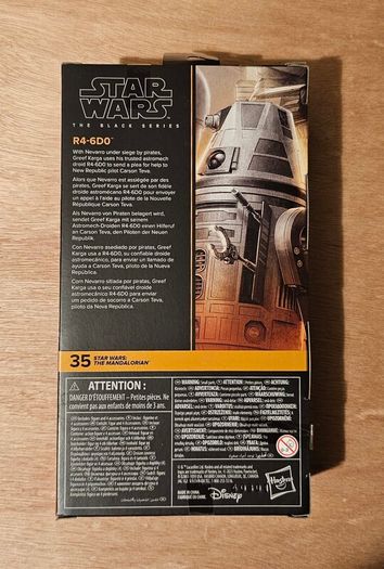 Star Wars R4-6D0 6" Scale Black Series New & Unopened