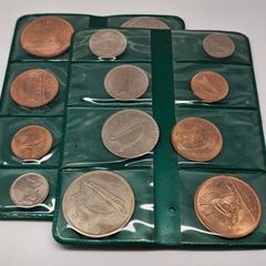 Ireland 1964 1965 Beautiful Uncirculated Lustrous Coin Set in Original Holder