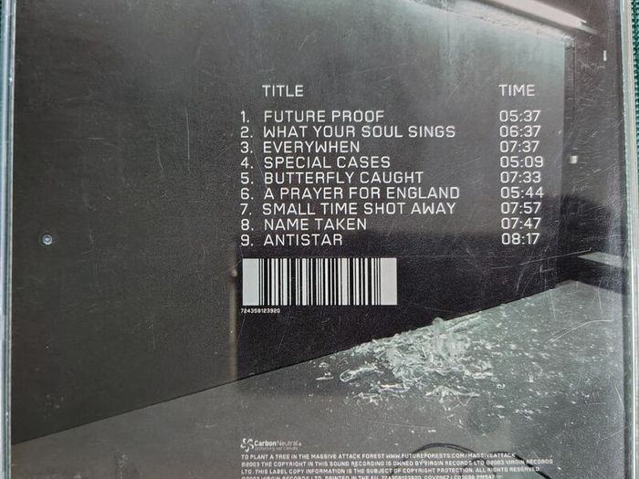 Massive Attack - 100th Window CD (2003) Trip Hop, Downtempo EX+