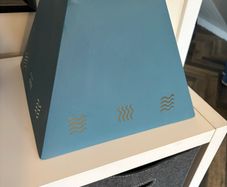 2 teal lampshades