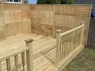 Carpentry service. Decking supplied and fitted. Image 3