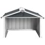 Garden Robot Lawnmower Shed 92x97x63 cm Galvanised Steel Anthracite Image 2