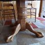 Oak Dining Table & Chairs Image 5