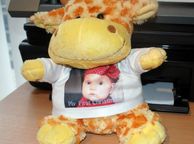main image for ad Personalised Giraffe Plush Toy Great Gift Present For Newborn