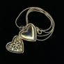 Silver hallmarked pendant and chain Image 2